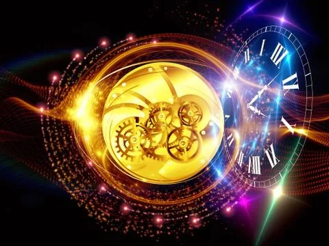 Virtualization of Time 스톡 일러스트