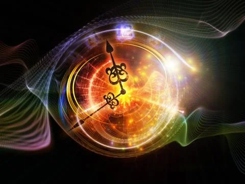 Virtualization of Time Stock Illustration