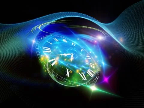 Virtualization of Time Stockillustratie