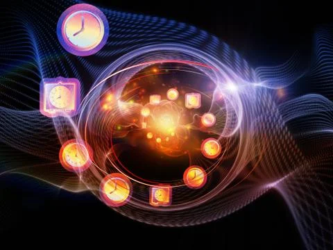 Virtualization of Time Ilustración de archivo