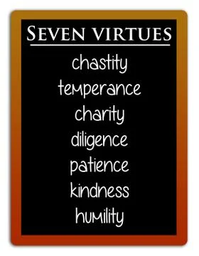 Virtues Stock Illustration