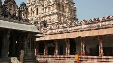 Virupaksha temple Stock Footage 22308204