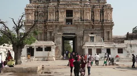 Virupaksha temple Stock Footage 22308208