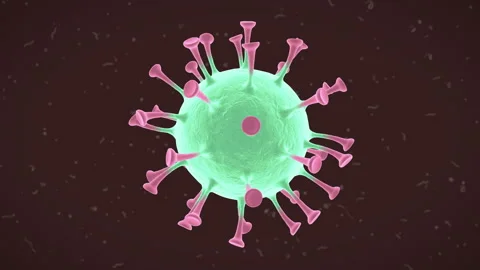 Virus - 02 - Green and Red - 4K - 30 FPS Video stock 305243768