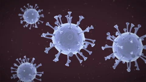 Virus - 02 - Grey - Group - 4K - 25 FPS Video stock 305242384