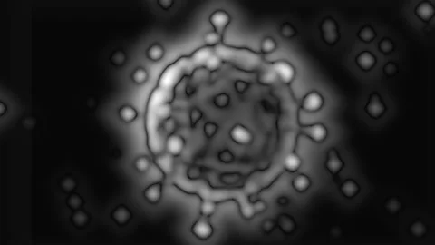 Virus 024: 3D Animation of The Coronavirus Stock Footage 194980533
