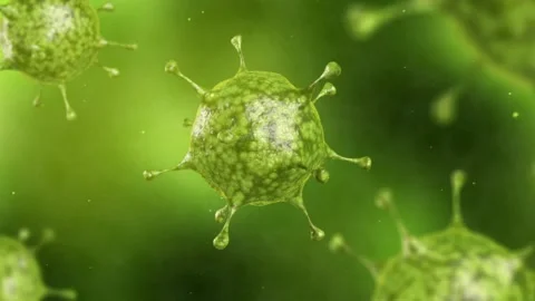 VIRUS 3D ANIMATION Stock Footage 152336887