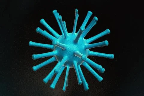 Virus 3d. Stock Illustration