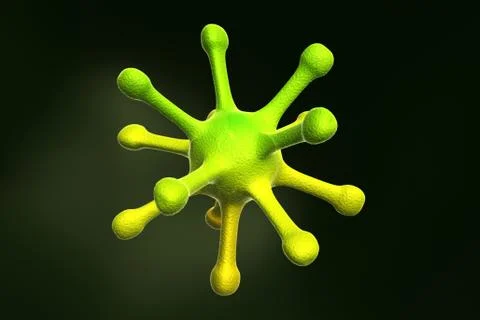 Virus. (3d illustration) Stock Illustration
