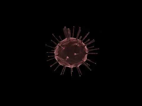 Virus 3D illustration Stock Illustration
