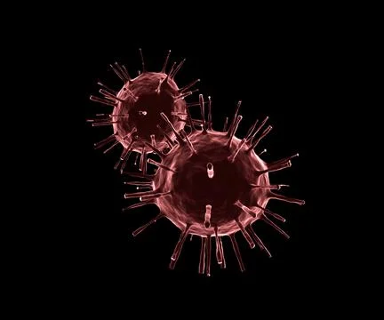 Virus 3D illustration Stock Illustration