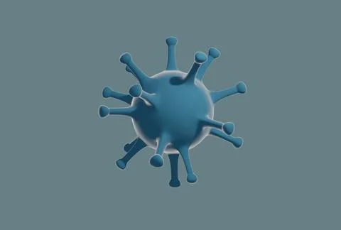 Virus 3D illustration Stock Illustration