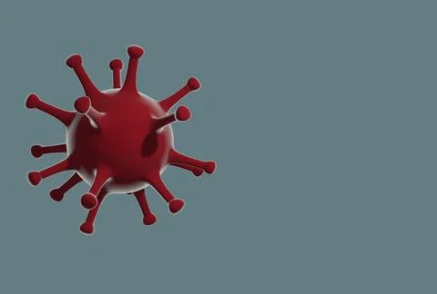 Virus 3D illustration Stock Illustration