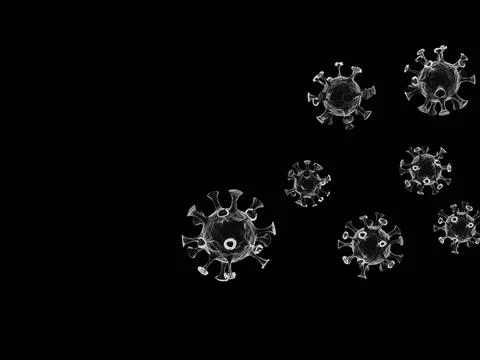 Virus 3D illustration Stock Illustration