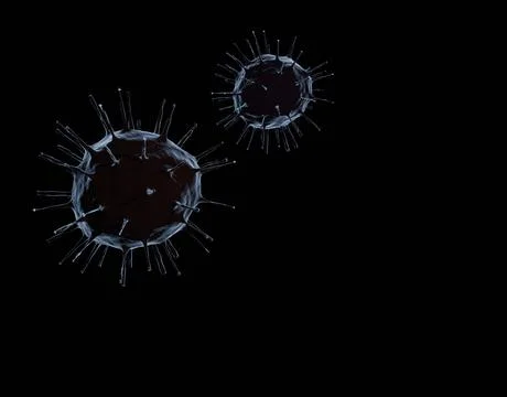 Virus 3D illustration Stock Illustration