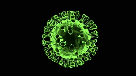Virus 3d representation, can represent  covid19 Video stock 204894337