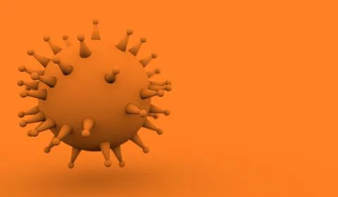Virus abstract model Stock Illustration