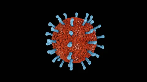 Virus Aids On Transparent Background Stock Footage 116955662