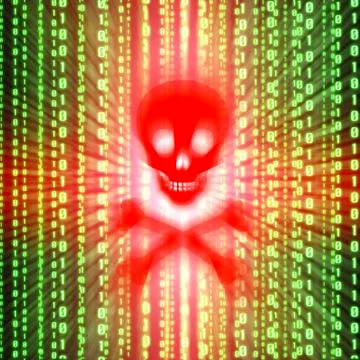 Virus alert Stock Illustration