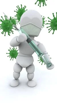 Virus alert Stock Illustration