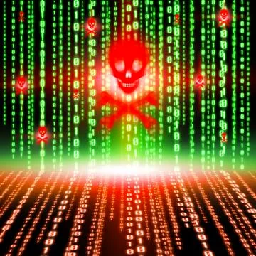 Virus alert 스톡 일러스트