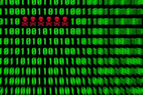 Virus alert Stock Illustration