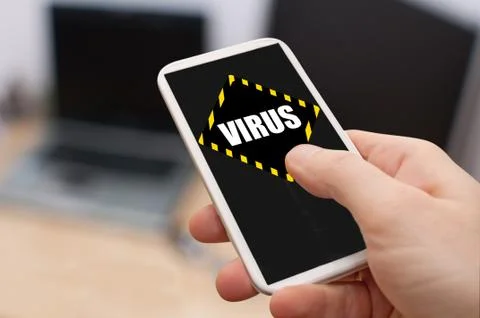 Virus alert Stock Photos