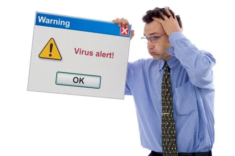 Virus alert Stock Photos