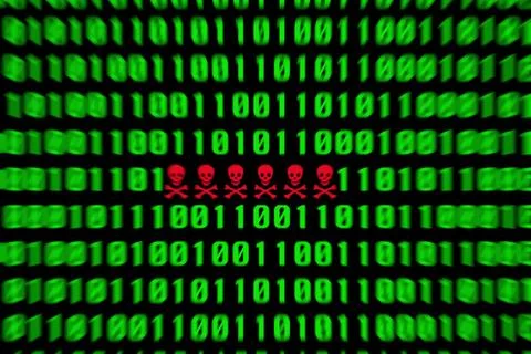 Virus alert Stock Photos
