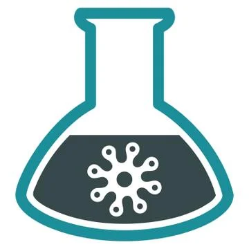 Virus Analysis Icon Illustrazione stock