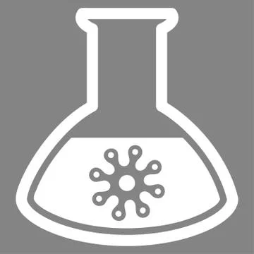 Virus Analysis Vector Icon Illustrazione stock