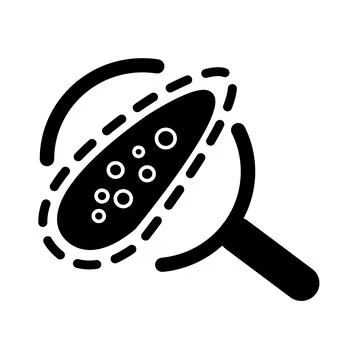 Virus and bacteria icon Illustrazione stock