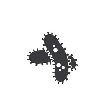 Virus and bacteria icon vector illustration design Illustrazione stock