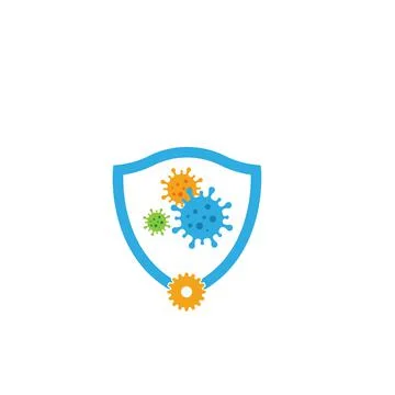 Virus and bacteria protection  vector illustration design Stock Illustration