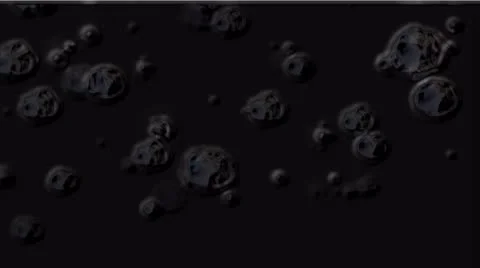 Virus and microbe under microscope,cells plankton,bubble soap,seed spore. Video stock 8916480