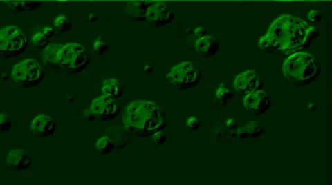 Virus and microbe under microscope,cells plankton,bubble soap,seed spore. Stock Footage 8916757