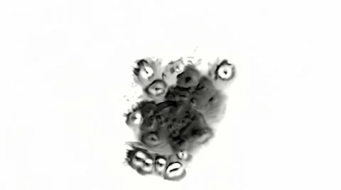 Virus and stem cells,bubble and herpes. Video stock 6084207