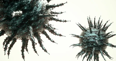 Virus Animation 3D Stock Footage 127261183