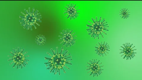 Virus animation Video stock 127873420
