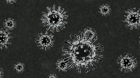 Virus Animation – Microscopic View of Virus Cells Vidéo 333789689
