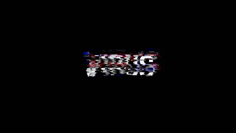 Virus. Animation of Text With Glitch Effect Video stock 127192475