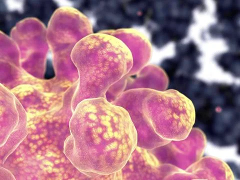 Virus, artwork Stock Illustration