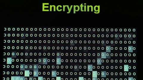 Virus atack. Some programmers code in green color on black screen Stock Footage 84258452