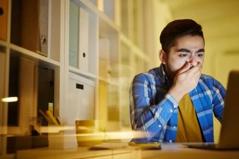 Virus attack Foto stock