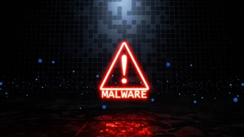 Virus attack on the server. Stock Footage 271596194