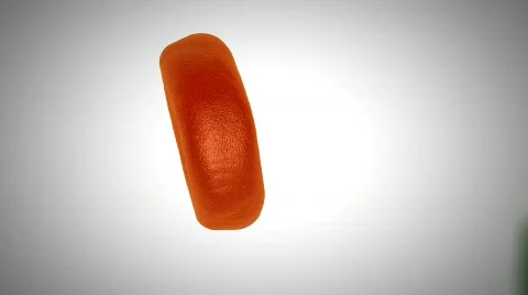 Virus attacking human cell concept Stock Footage