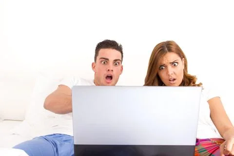 Virus attacks internet and social network Stock Photos