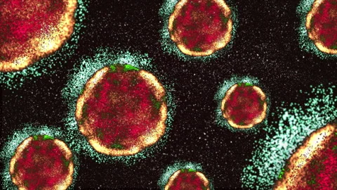 Virus background, bacterium, science disease Stock Footage 245059735