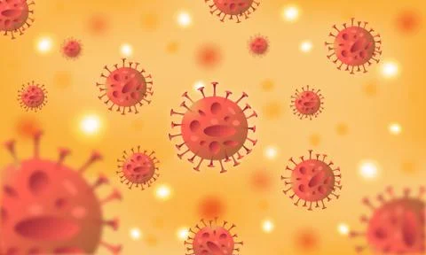 Virus background Stock Illustration