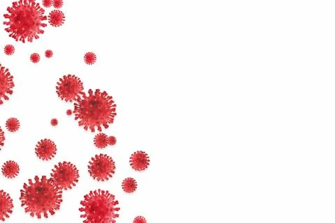 Virus background illustration Stock Illustration